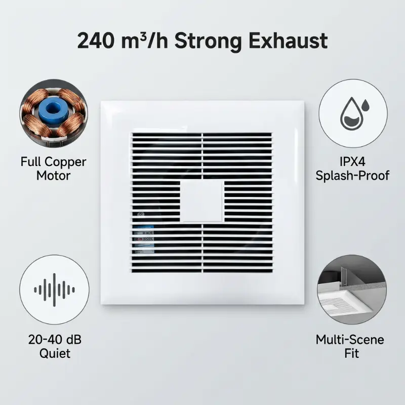 Ceiling Mounted Exhaust Fan